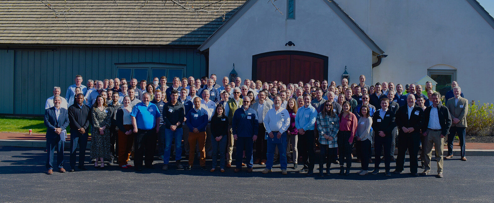 All IMC employees after a Company wide meeting in Malvern, PA